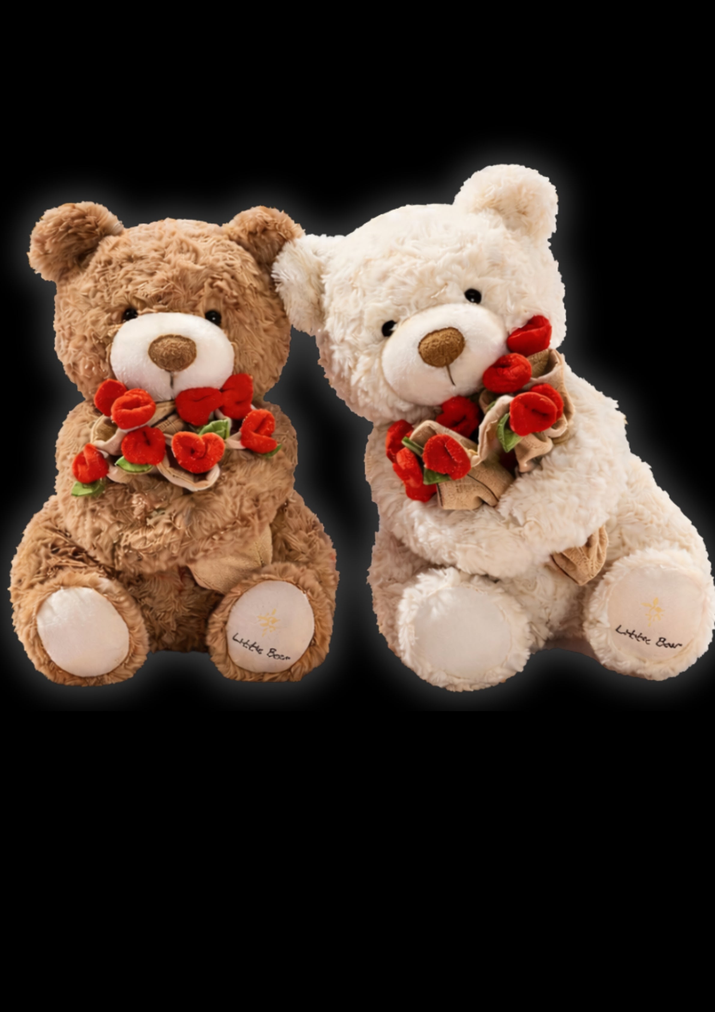 delightatelier Braun / 30cm Herzens Geschenk's Teddybär