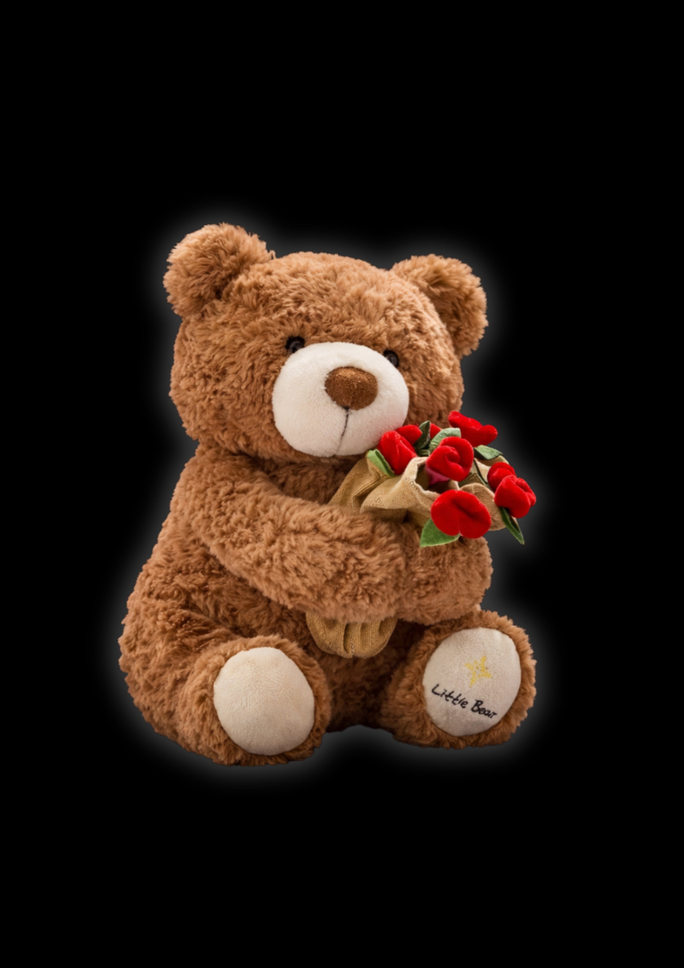 delightatelier Braun / 30cm Herzens Geschenk's Teddybär