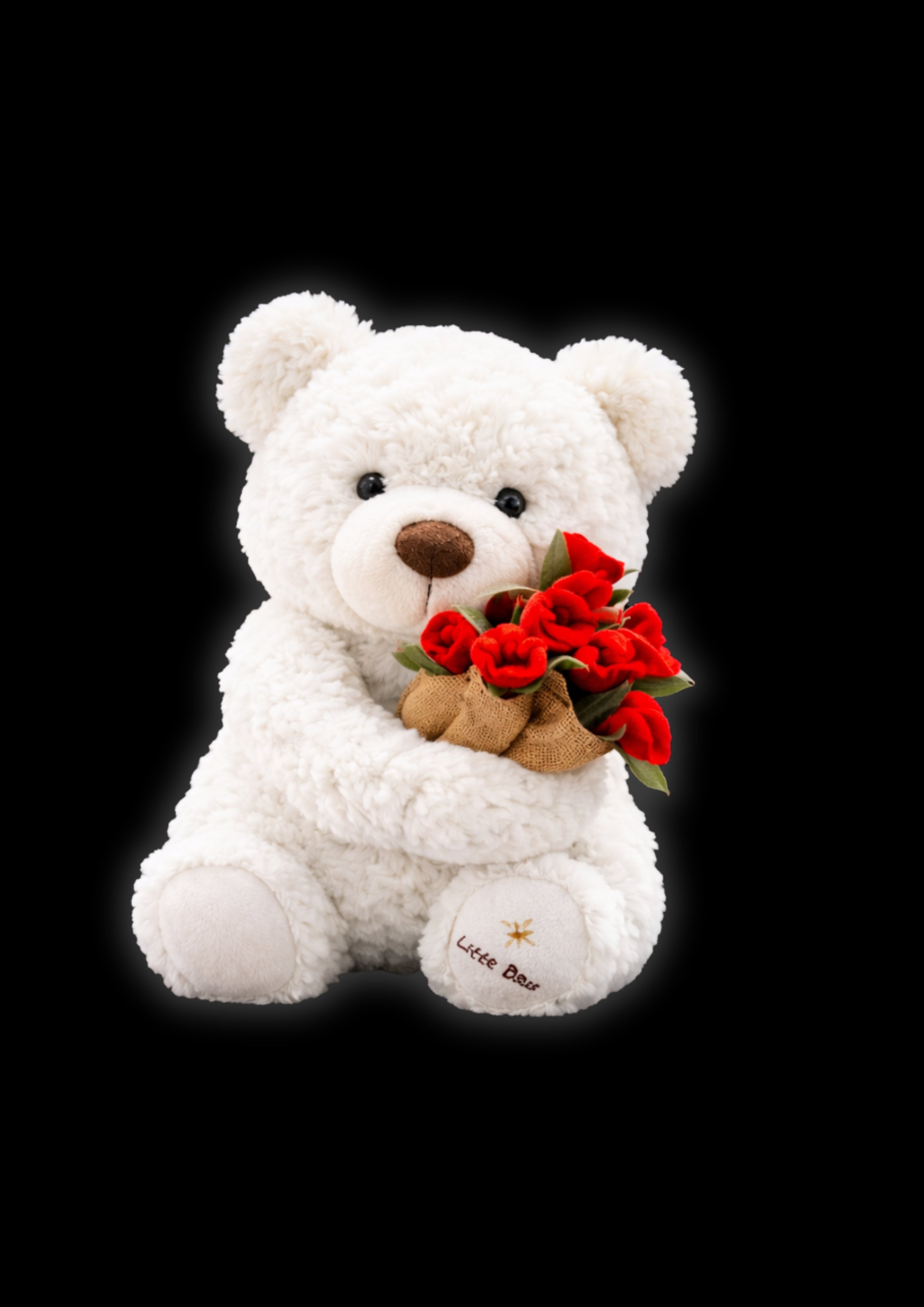 delightatelier Braun / 30cm Herzens Geschenk's Teddybär